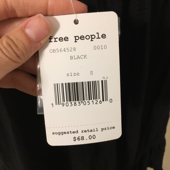 LAST ONE sale sale sale  Free people black  top - Picture 8 of 8